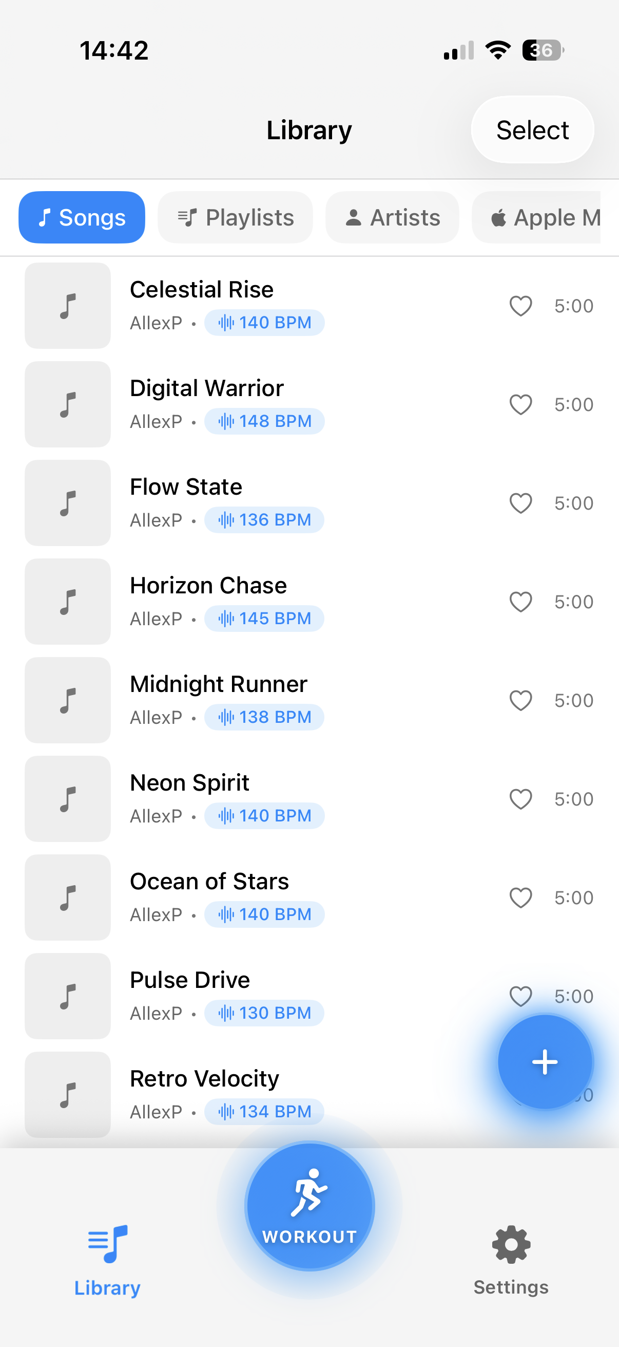 FitBeat Active Workout (Light)