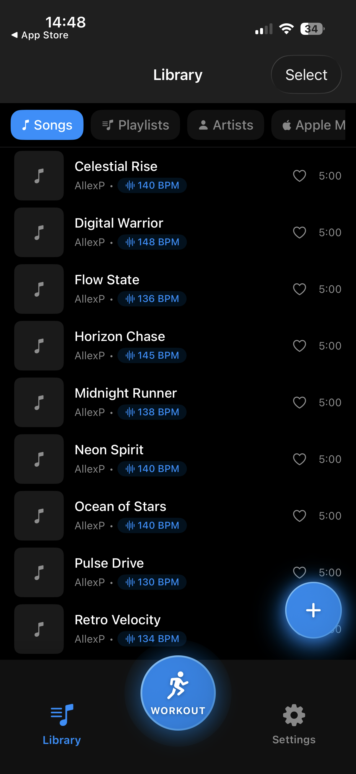 FitBeat Onboarding - Music (Dark)